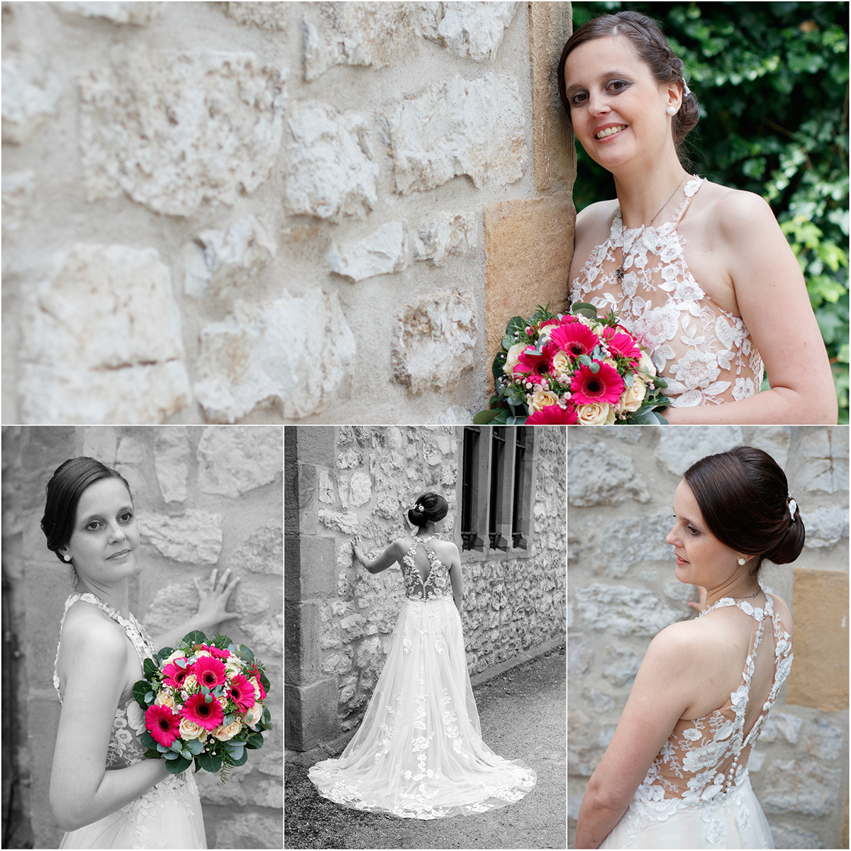 Hochzeitspaar pur Fotoshooting