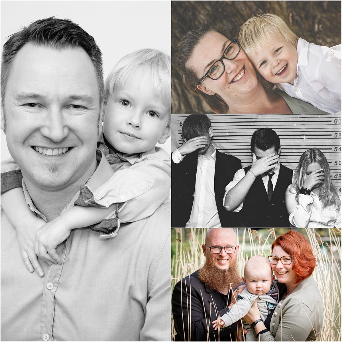 Portrait Paar Familienfotoshooting